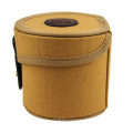 Tourbon Canvas e Couro Genuíno Fly Fishing Reel Case / caixa de pesca caixa de equipamento